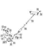 6106297AA - Exhaust: Hex Flange Head Bolt for Mopar Image