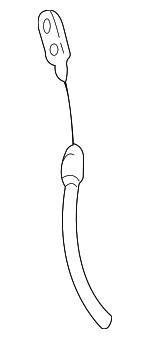 12383462 - Body: Release Cable for Chevrolet: C1500, C2500, C3500, K1500 Pickup, K2500 Pickup, K3500 Pickup | GMC: C1500 Pickup, C2500 Pickup, C3500 Pickup, K1500 Pickup, K2500 Pickup, K3500 Pickup Image