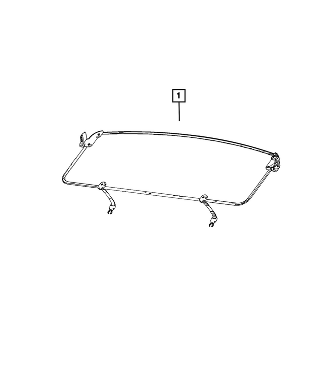 7AU51TX7AA - Interior Trim: Cargo Compartment Cover for Mopar Image