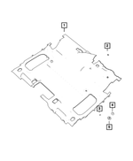 5PL10TX7AA - Interior Trim: Carpet Clip for Mopar Image