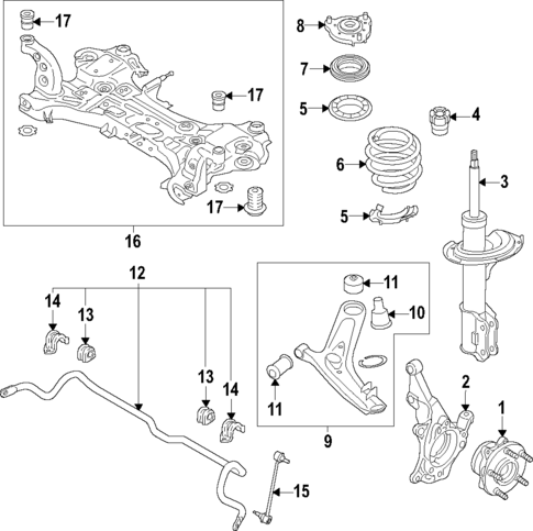 Suspension Components for 2023 Kia Soul #0
