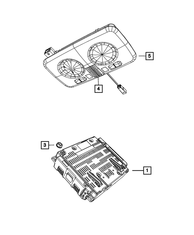 1RY67JXWAC - Electrical: Dome Lamp for Mopar Image image