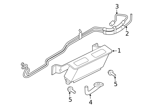 Trans Oil Cooler for 2004 Lincoln Navigator #0
