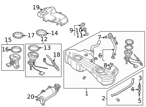 Fuel System Components for 2003 BMW M3 #0