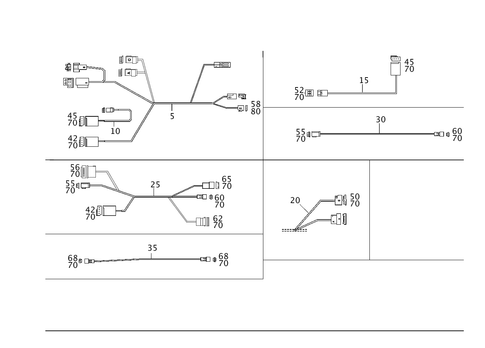 Cable Harness for Roof for 2006 Mercedes-Benz C230 #0