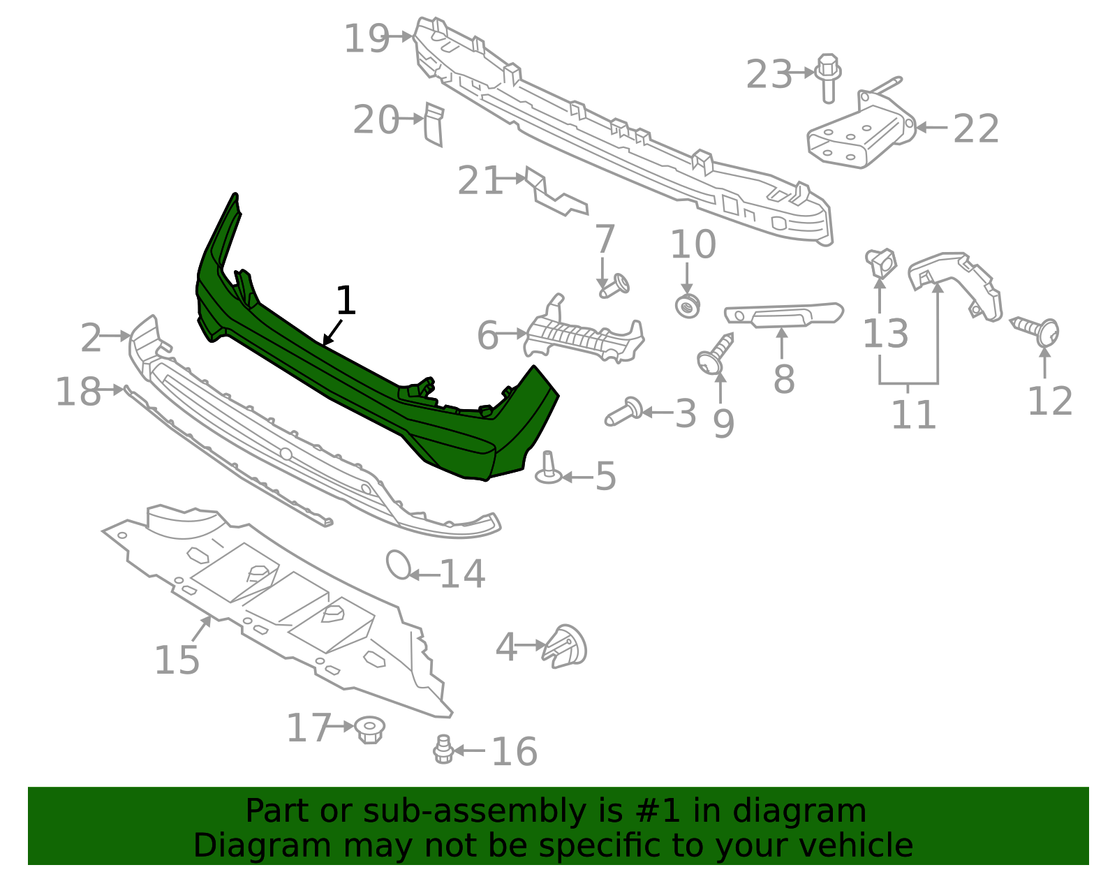 のあ 2022-2023 Hyundai Kona Bumper Cover 86611-J9BA0 | OEM Parts