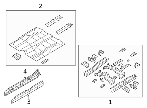 Floor for 2009 Ford Edge #0