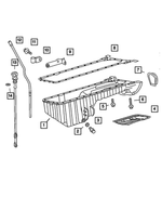 5117250AA - 2.7L Diesel - Mercedes Benz [EX8]: Oil Pan, Windage Tray for Mopar Image