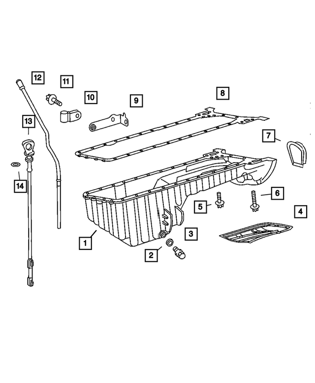 5126198AA - 2.7L Diesel - Mercedes Benz [EX8]: Bolt for Mopar Image