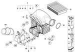 13717514832 - : Air Filter Element for BMW Image