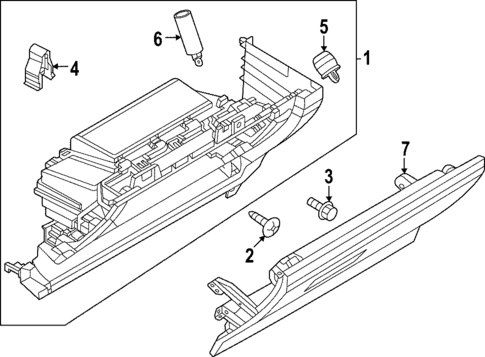 Glove Box for 2014 Mazda CX-5 #1