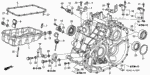 21210PLY305 - Transmission - Automatic: CASE, TRANSMISSION (DOT) for Honda Image