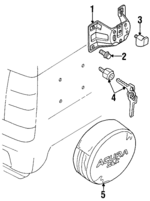 8U02S47100 - : Spare Cover for Acura Image