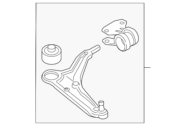 【⠀Armページ 】 2015-2023 Ford Mustang Lower Control Arm FR3Z-3078-B
