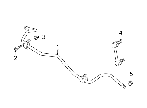 Stabilizer Bar & Components for 2004 Volvo XC70 #0