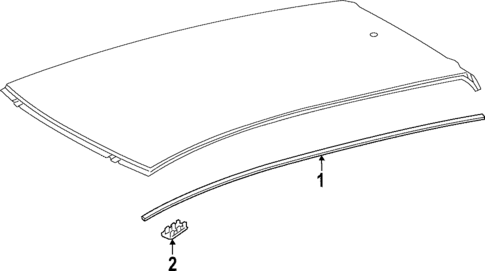 Exterior Trim - Roof for 2025 Toyota Corolla Cross #0