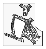 68611858AA - Body: Inner Quarter Panel for Dodge: Hornet Image