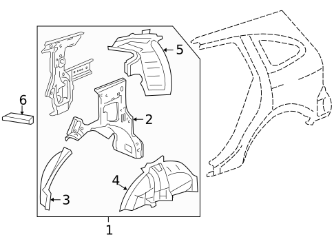 Inner Structure for 2011 Honda CR-V #0
