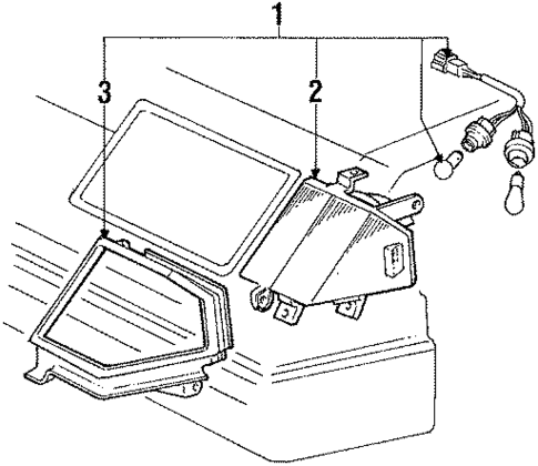 Park & Signal Lamps for 1985 Toyota Celica #0
