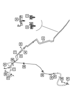 68298548AB - : Brake Tube, Right for Mopar Image