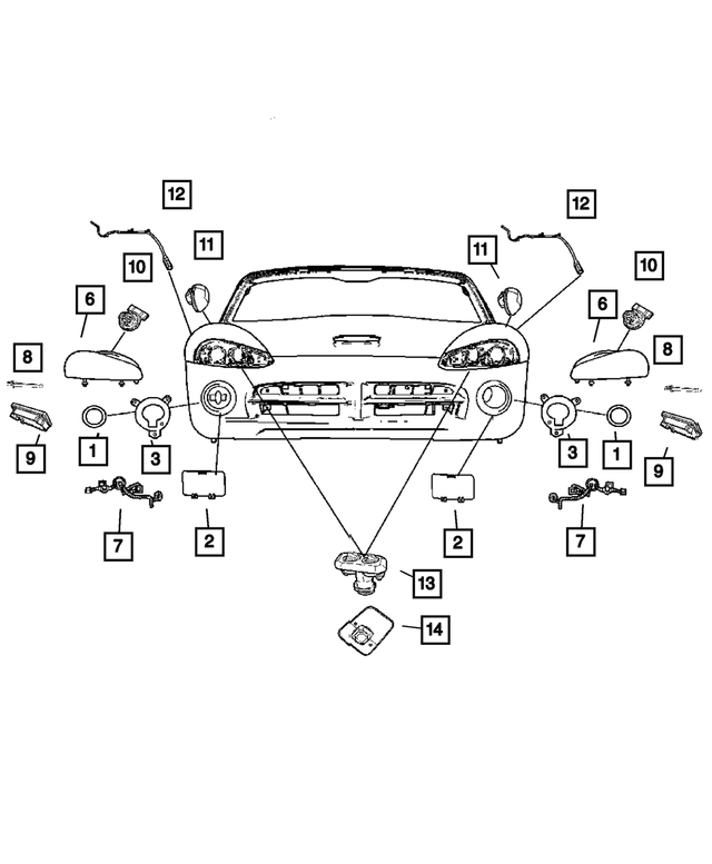 4865944AA - Electrical: Hid Bulb Powerpack Module for Mopar Image image