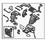 97205G9000 - : AC &amp; Heater Assembly for Hyundai Image