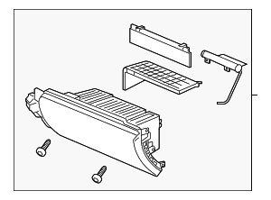 77500TZ5A03ZD - : Glove Box Assembly for Acura Image