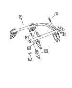 53032721AA - Fuel: Fuel Rail for Mopar Image