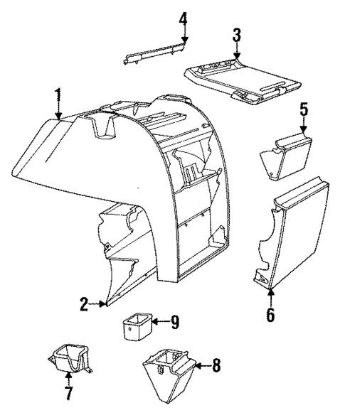 Engine Housing for 1992 Dodge B350 #0