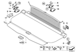 51446950796 - : Covering, Rear Right for BMW Image