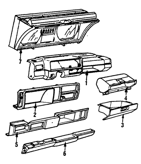 Instrument Panel for 1986 Volkswagen Golf #0
