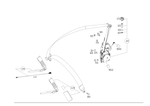1908600700 - Driver Seat: Seat Belt for Mercedes-Benz Image