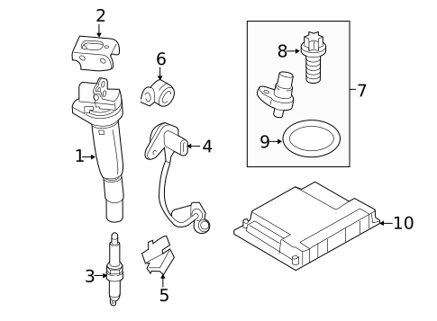 Ignition System for 2017 BMW X5 #0