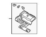 MR330803 - Body: Map Lamp Assembly for Mitsubishi Image