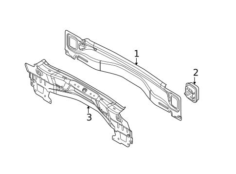 Rear Body for 2017 Ford Focus #1