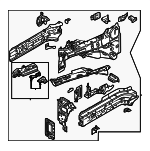 KMV65331XF - Body: Rail Assembly for Mazda: CX-70, CX-90 Image