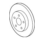 19303822 - Brakes: Rotor for Chevrolet: Cobalt, HHR, Malibu | Pontiac: G5, G6 | Saturn: Aura, Ion Image