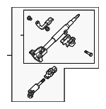 K2AA3210XB - Steering: Steering Column for Kia: Sephia, Spectra Image