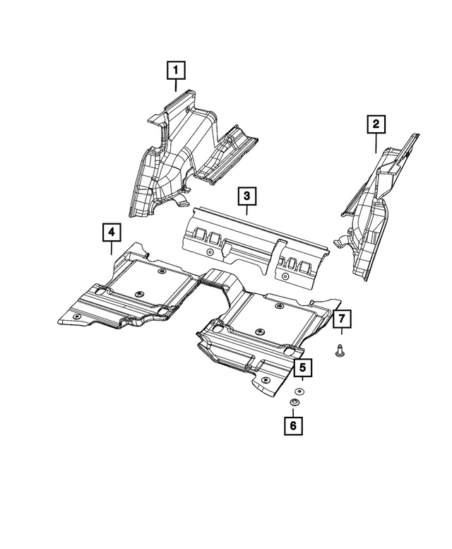 6SQ61TX7AA - Interior Trim: Wheelhouse Carpet for Mopar Image image