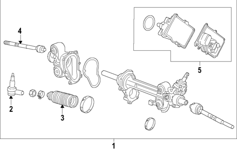 Steering Gear & Linkage for 2018 Cadillac XT5 #1