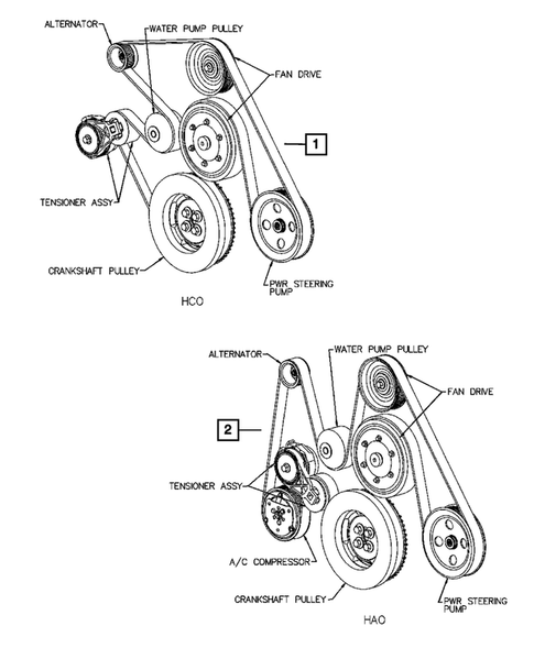 Drive Belts for 2007 Dodge Ram 3500 #0