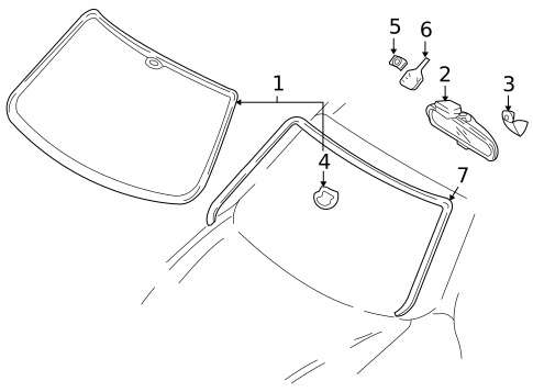 Reveal Moldings for 2007 Hyundai Entourage #0