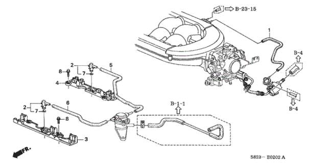 Install Pipe - Tubing (V6) (2) for 2001 Honda Accord #0