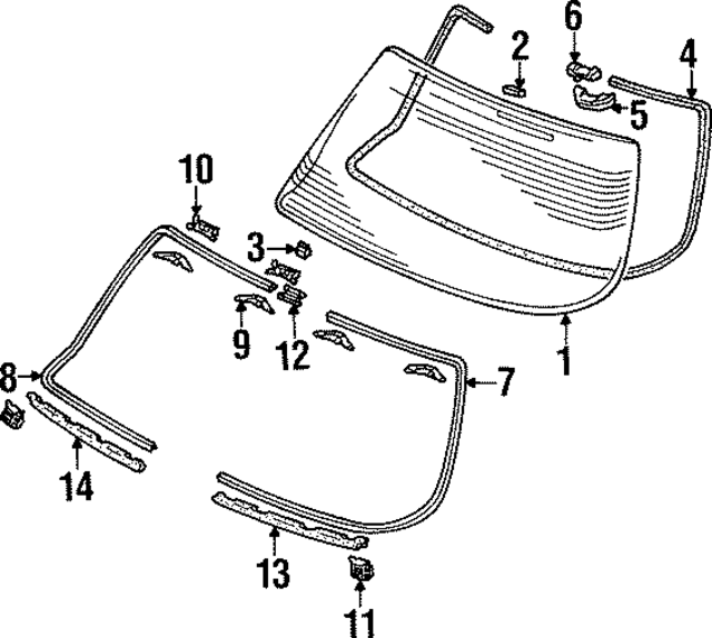 73251SW5003 - : Reveal Molding Joint Cover for Acura Image