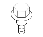 90109A0061 - Body: Grille Bracket Bolt for Toyota Image