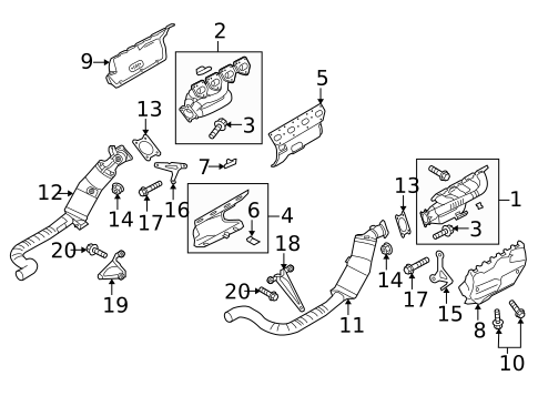 Exhaust Components for 2013 Porsche Panamera #3
