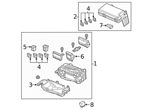 Relays for 2019 Honda Clarity #0