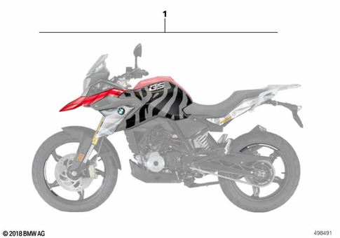 Design for 2018 BMW-Motorrad G 310 GS #1