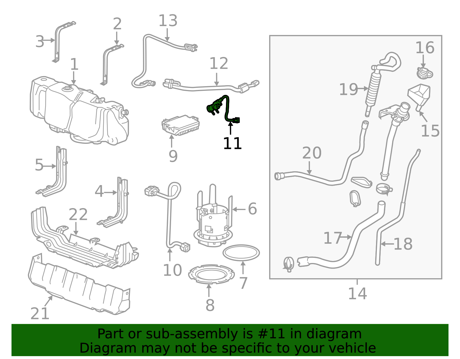 12688993 Diesel Exhaust Fluid (DEF) Injection Nozzle Compatible With