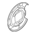 34206787823 - : 2009-2016 BMW Z4 - Splash Shield for BMW: Z4 Image